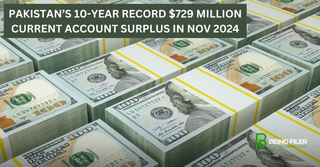 Current Account Surplus in Nov 2024