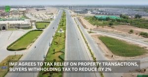 Tax Relief on Property withholding tax reduced by 2% on buyers april 2025